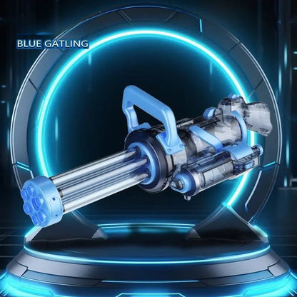 Gatling blue electric water gun