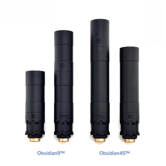 Obsidian 9/45 threaded suppressor