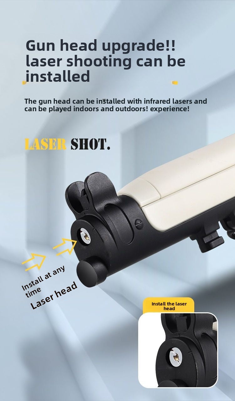 Can be equipped with laser