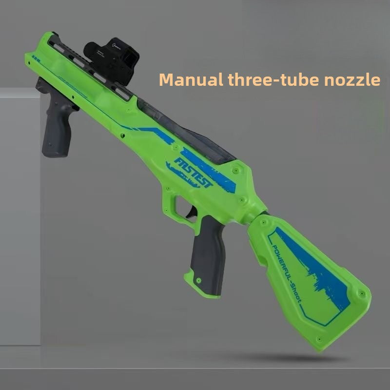 Manual Three-Barrel Shotgun