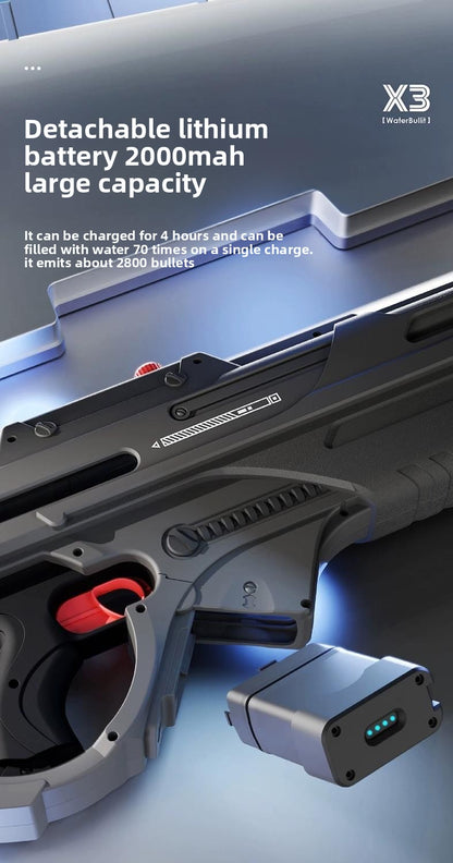 2000mAh large capacity lithium battery
