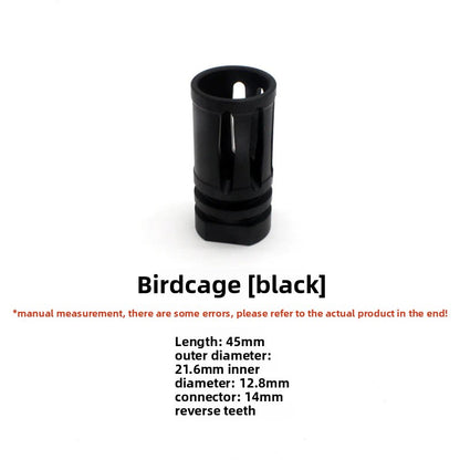 Birdcage Flash Hider Black