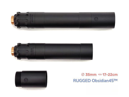 Obsidian 45-14mm CCW Threaded Suppressor