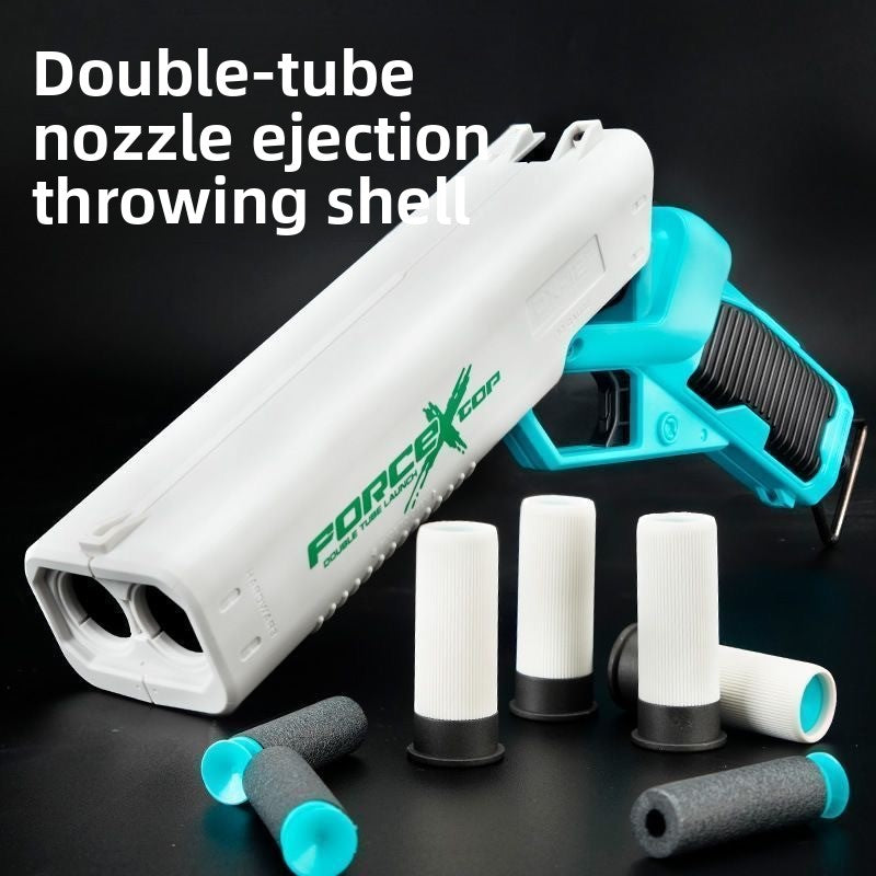 double-barreled-bullet-shell-ejection-gun