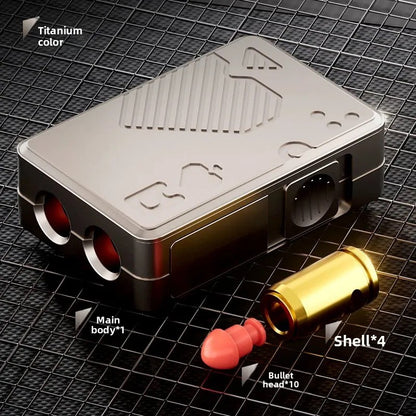 Brown metal toy gun