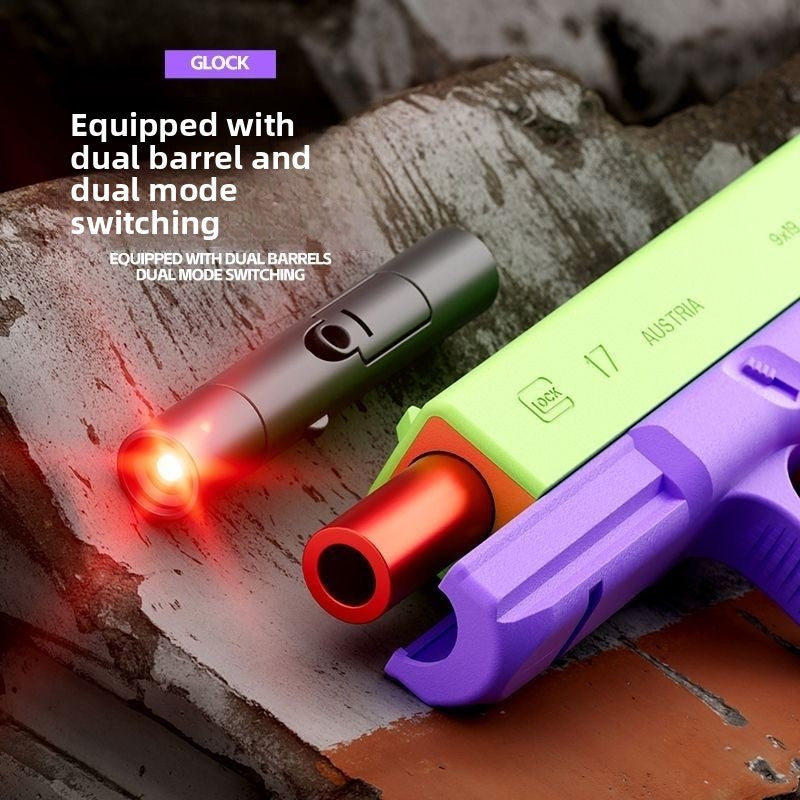 Equipped with double barrels