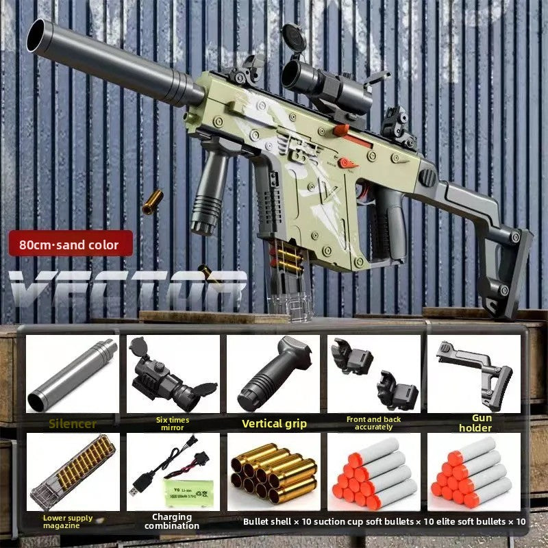 Vector sand color soft bullet gun