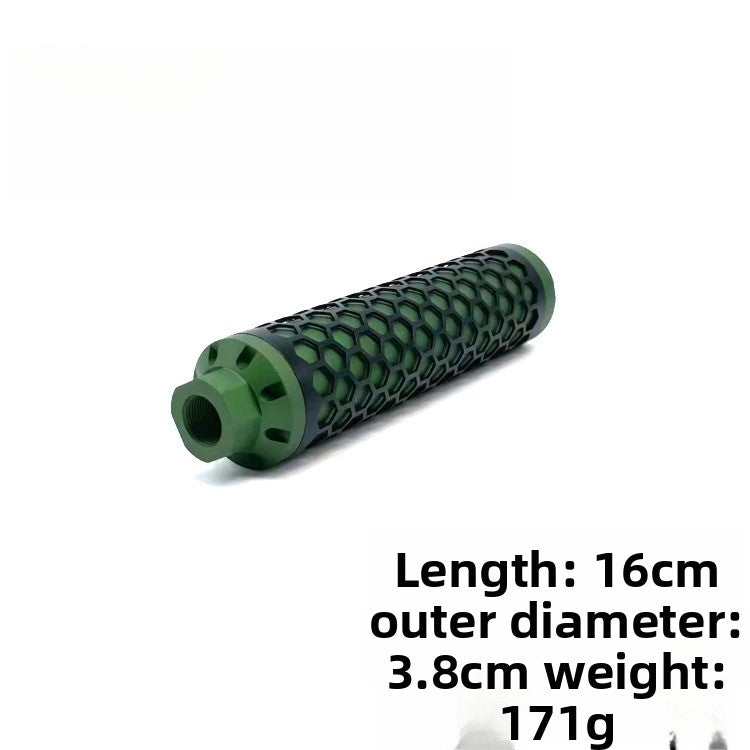 16CM Metal Green Muffler