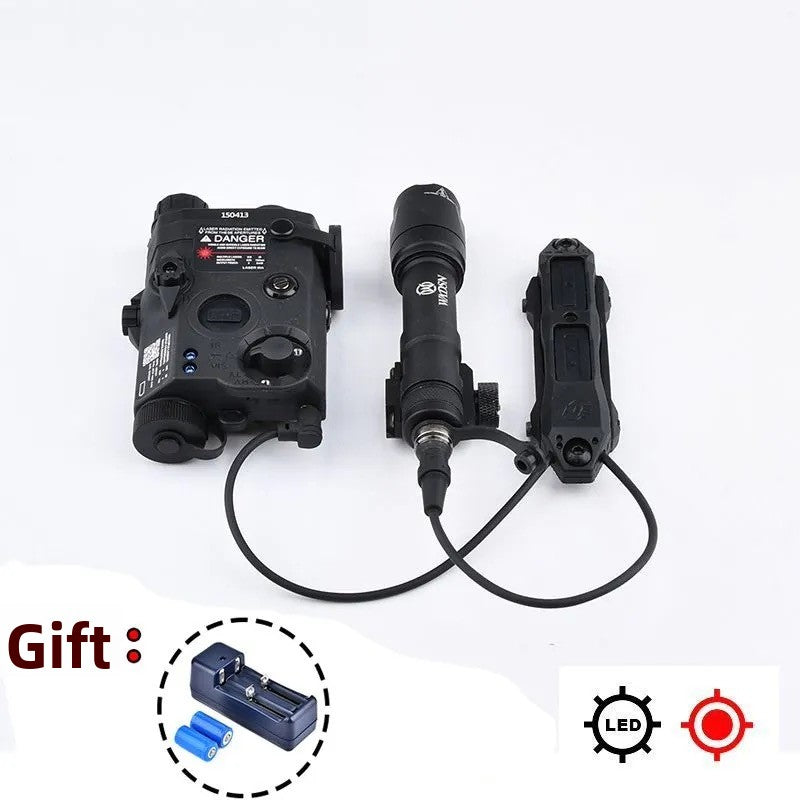 black - red dot + m600c set