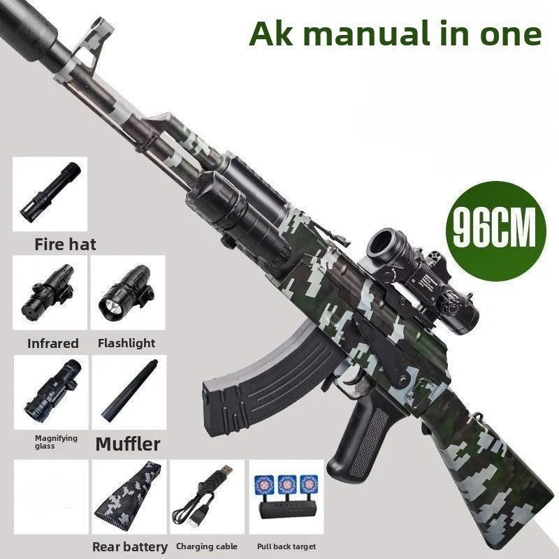 AK47 camouflage gel gun