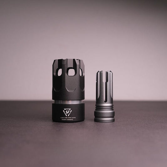 silver-metal-muzzle-brake