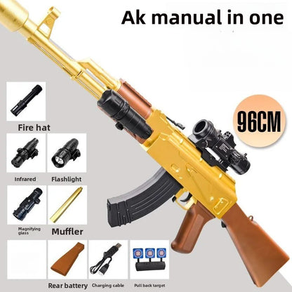 AK47 golden gel gun