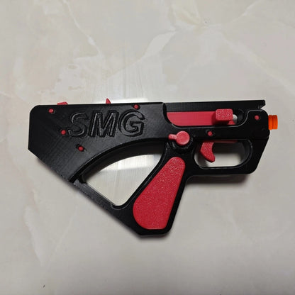 3D printed red toy gun