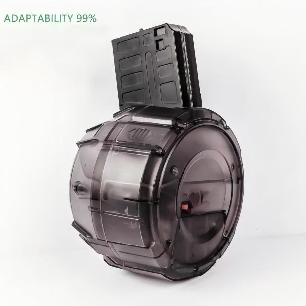 Universal Large Capacity Drum Magazine For SLR、Gen8、JM Scar、Std 5S、BLG M16、HK416