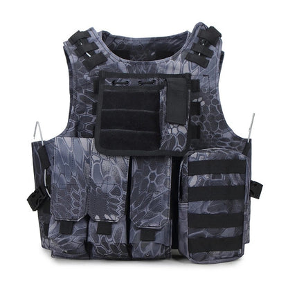 Python pattern black vest