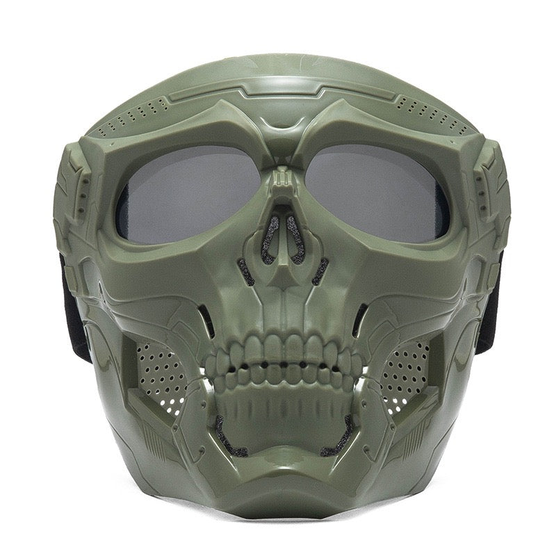 green-with-gray-lens-tactical-mask