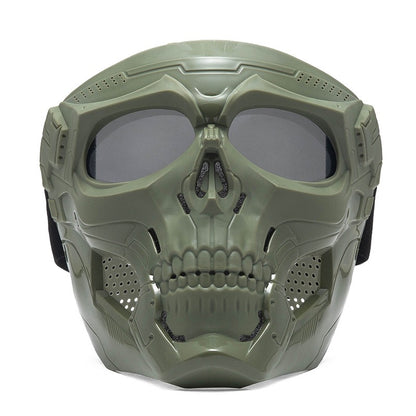 green-with-gray-lens-tactical-mask