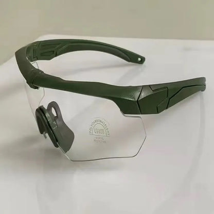 green-frame-transparent-lens-tactical-goggles