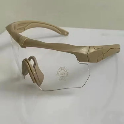 khaki-frame-transparent-lens-tactical-goggles