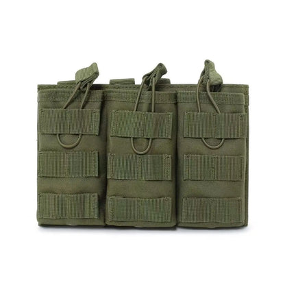 green-triple-magazine-pouch
