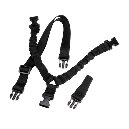 black-single-point-gun-sling