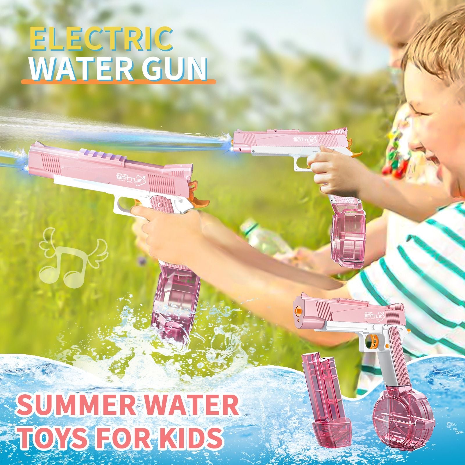 High-speed burst water gun