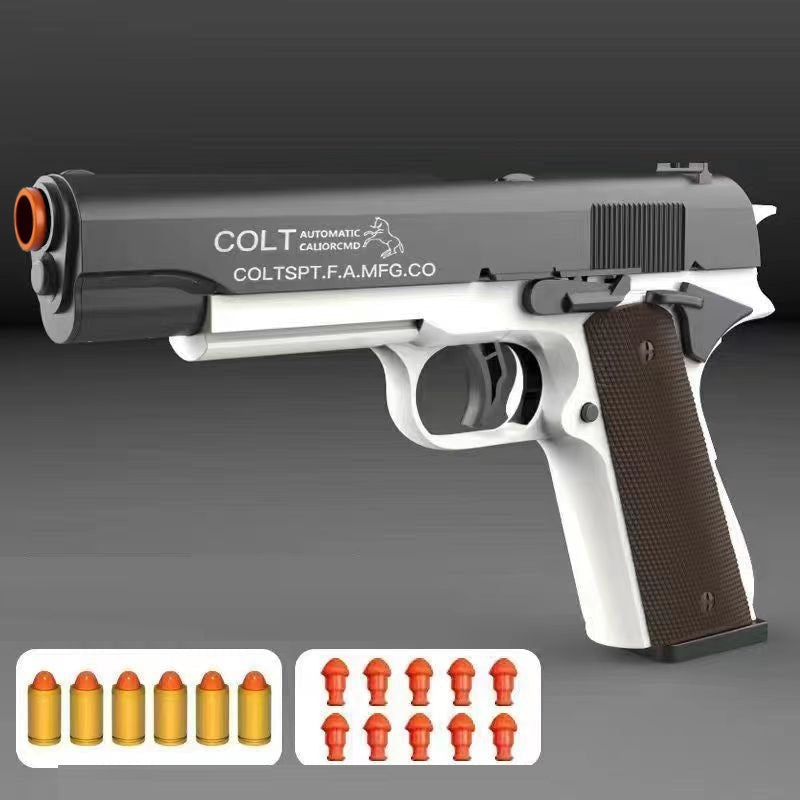 M1911 white soft bullet gun