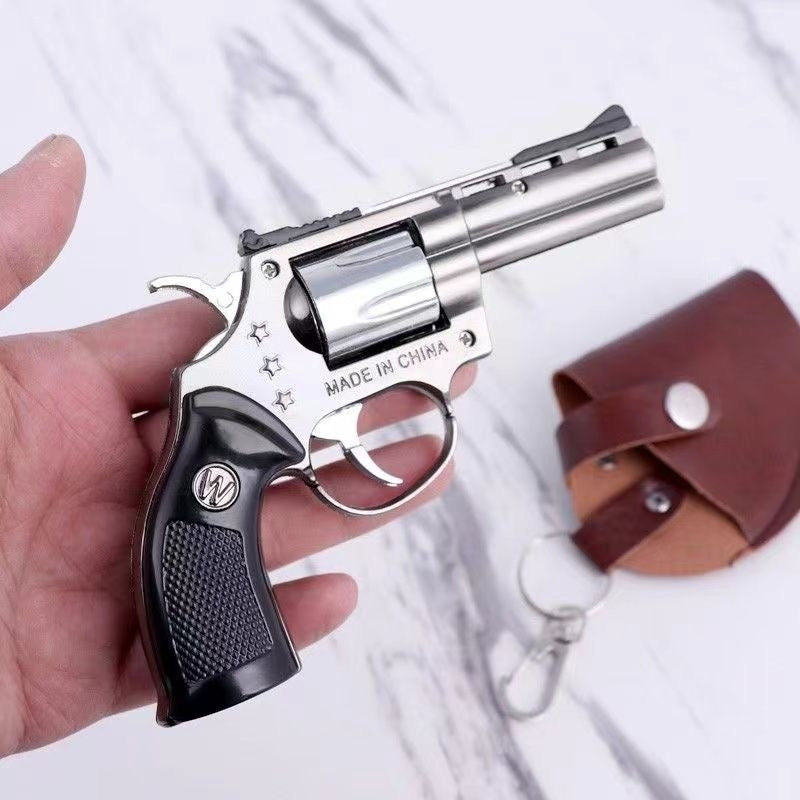 Silver mini revolver model