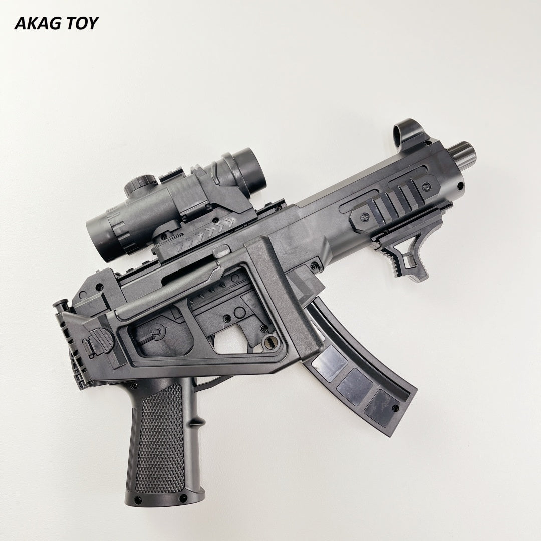 The buttstock is foldable