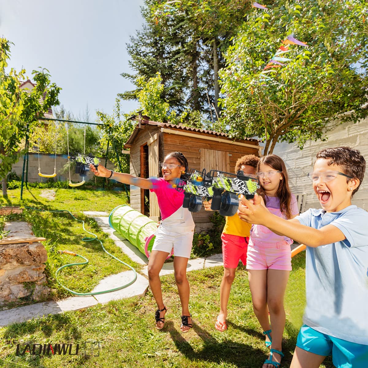 Children have fun playing
