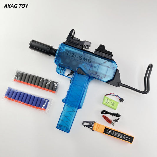 UZI blue soft bullet gun