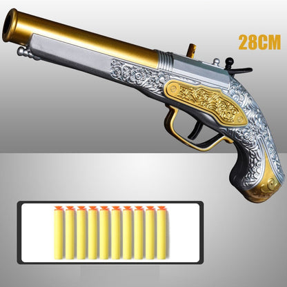 Silver Fire Gun Soft Bullet Gun