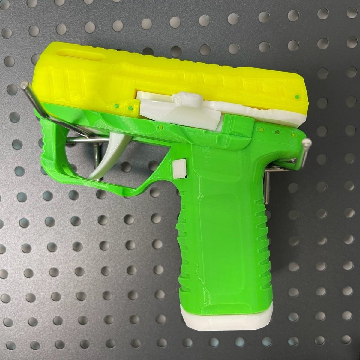 3D printed toy gun green