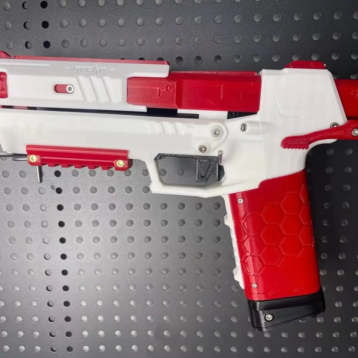 3D printed red soft bullet gun