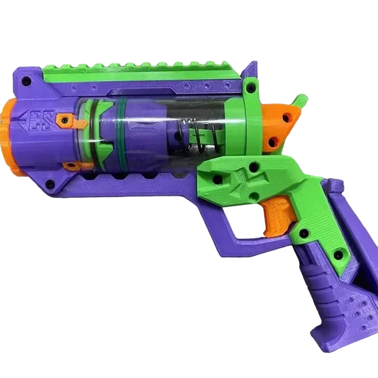 3D printed soft bullet gun