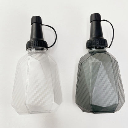 Black and white gel ball bottle