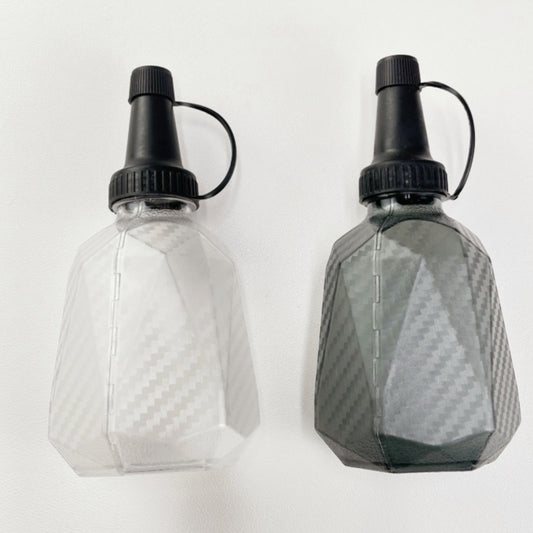 Black and white gel ball bottle