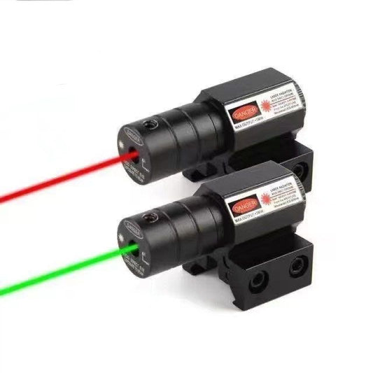 Red and green dot laser sight