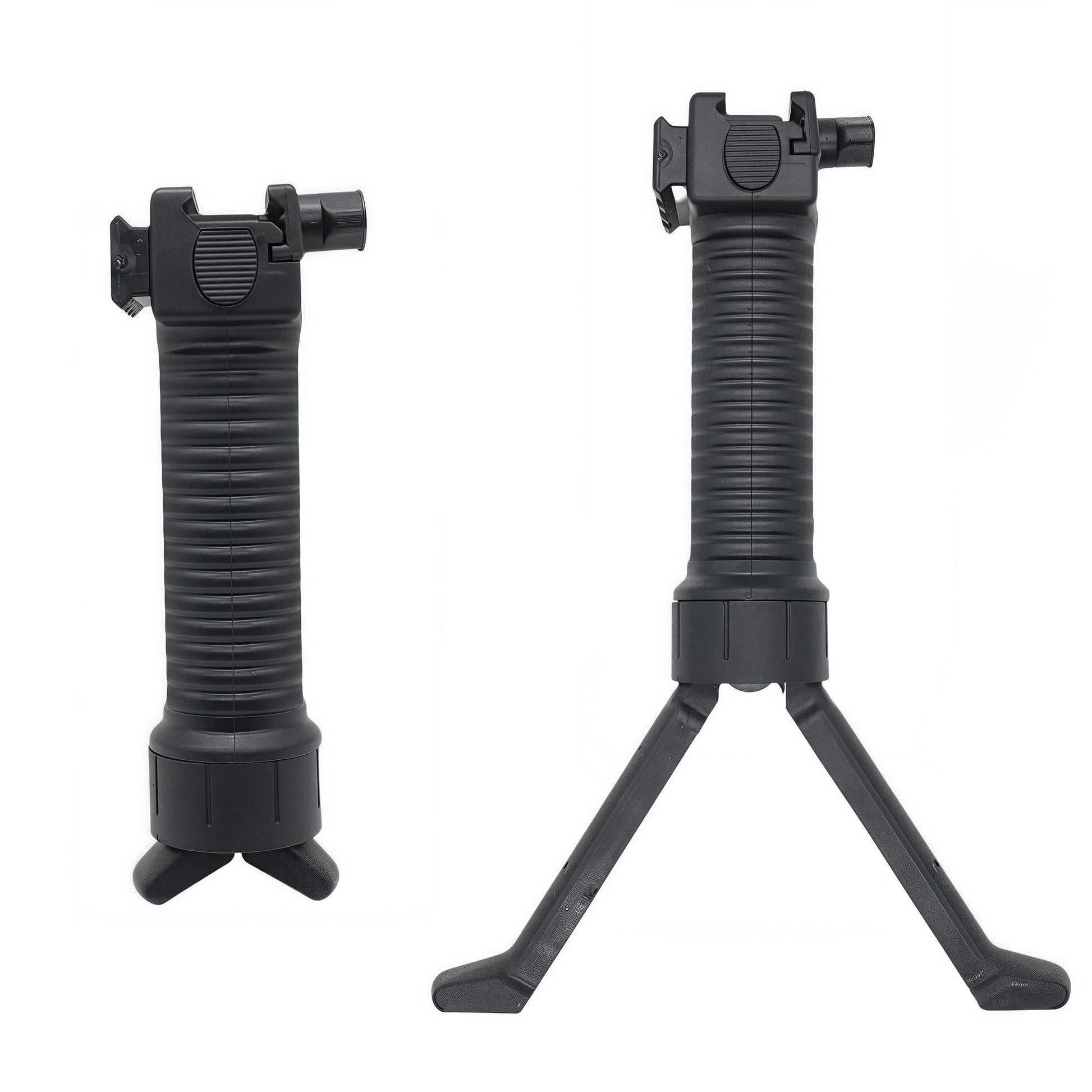 Telescopic bipod front grip