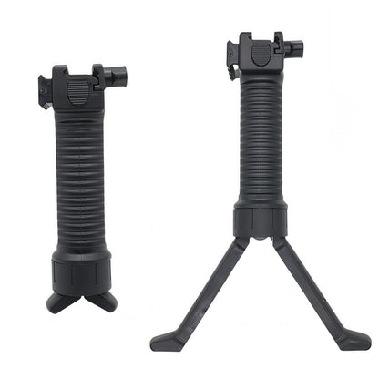 Telescopic bipod front grip