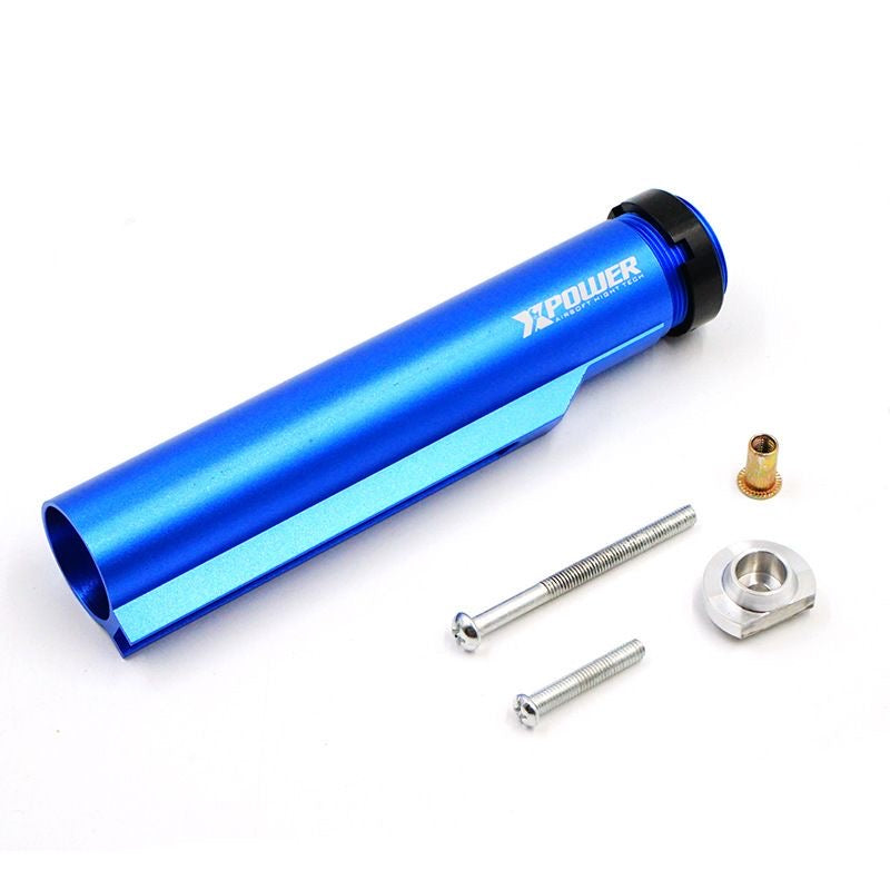 Blue metal buffer tube