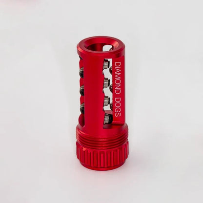 Red metal bearing tube