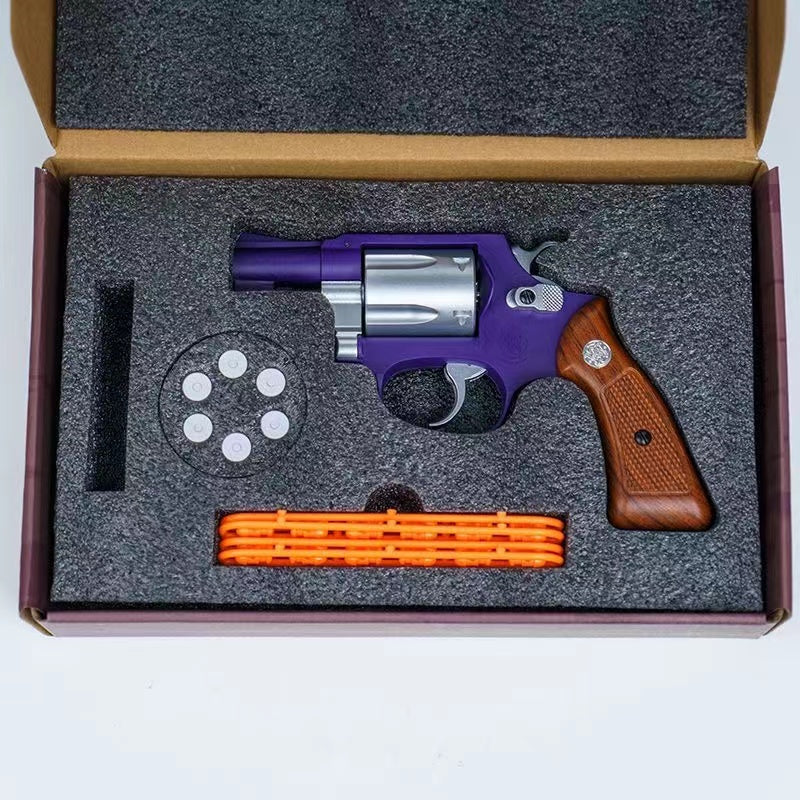 SMLTH&wessonm36 ガスガン MLF Smith M36 Revolver Shell Ejection Soft Bullet Toy Gun – AKAG TOY