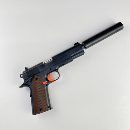 1911-toy-gun-with-suppressor-display