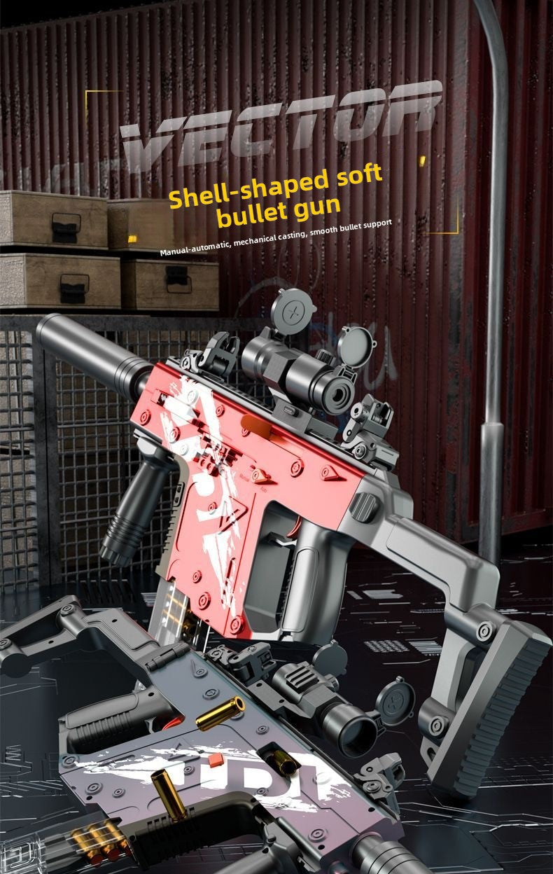 Vector electric shell ejection soft bullet gun