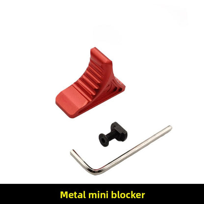 Red triangle hand stopper