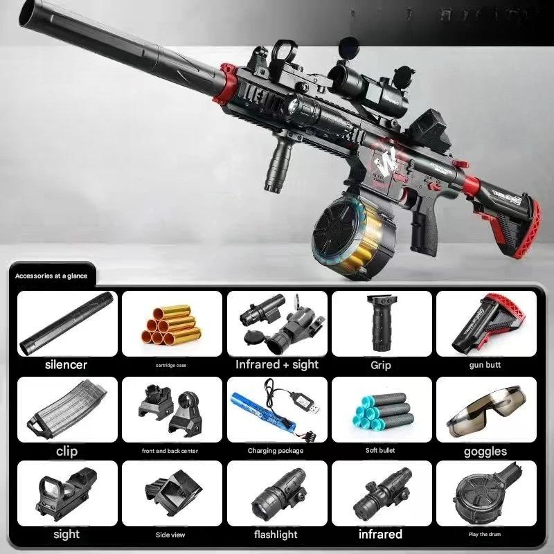 Lehui M416 Automatic Electric Shell Ejection Dart Blaster