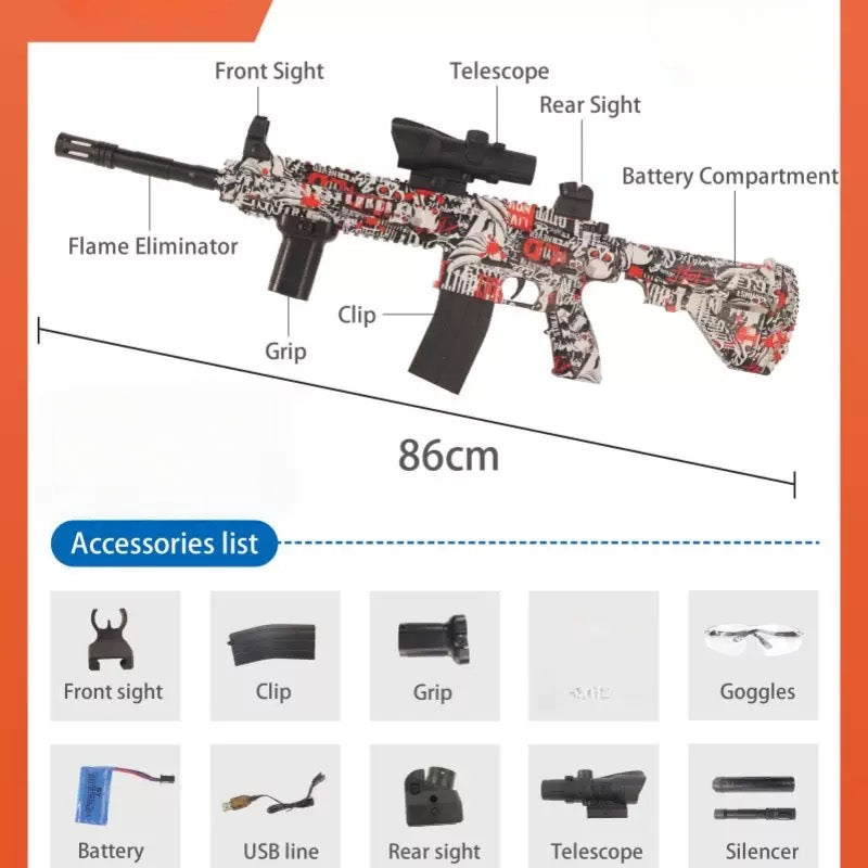HK 416D Red Gel Blaster
