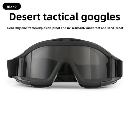 Black goggles