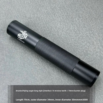 knurled-eagle-19cm-metal-silencer